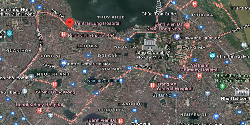 Bản đồ quy hoạch Quận Ba Đình