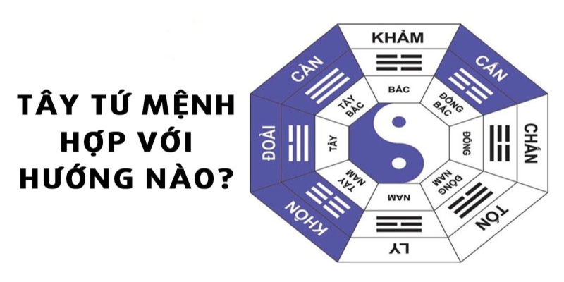 Hướng nhà hợp tuổi Tây tứ mệnh