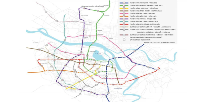 Thị trường BĐS sẽ ảnh hưởng bởi tiến độ các chuyến metro Hà Nội
