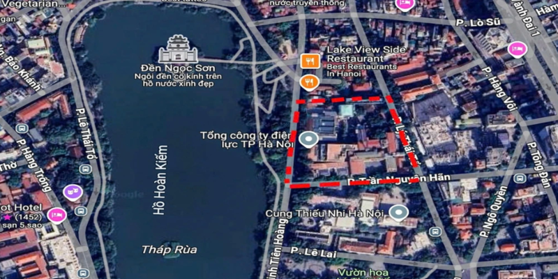 Mức giá đền bù cực cao khi thu hồi đất vàng Hồ Gươm 