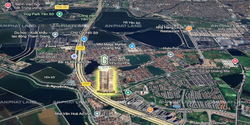 Tổng quan và vị trí chung cư Galia Hanoi