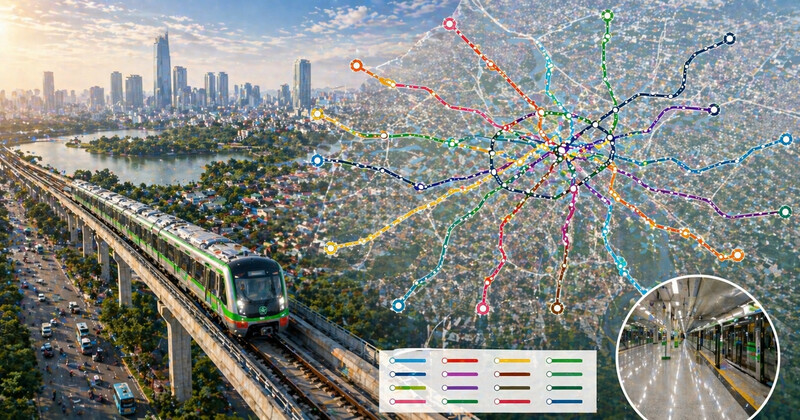 Quy Hoạch Đường Sắt Đô Thị Hà Nội Đến Năm 2035