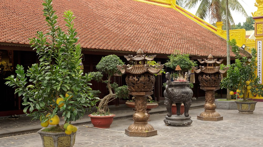 Chùa Trấn Quốc bên hồ Tây, phường Tây Hồ, Hà Nội