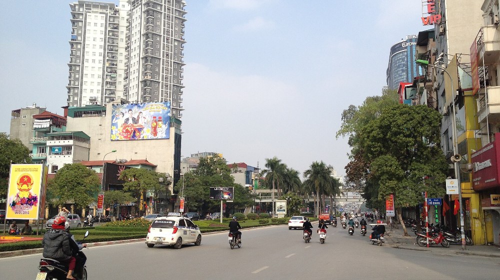 Đường Trần Duy Hưng, phường Yên Hòa, Hà Nội