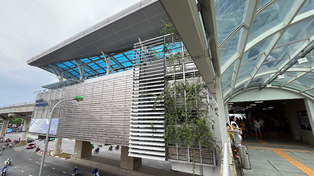Ga Nhổn tuyến metro Nhổn – ga Hà Nội, phường Tây Tựu