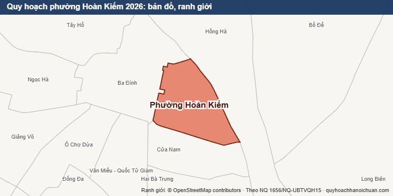 Quy hoạch phường Hoàn Kiếm 2026