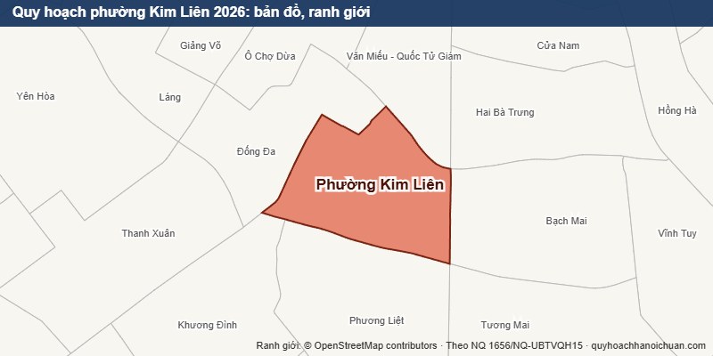 Quy hoạch phường Kim Liên 2026