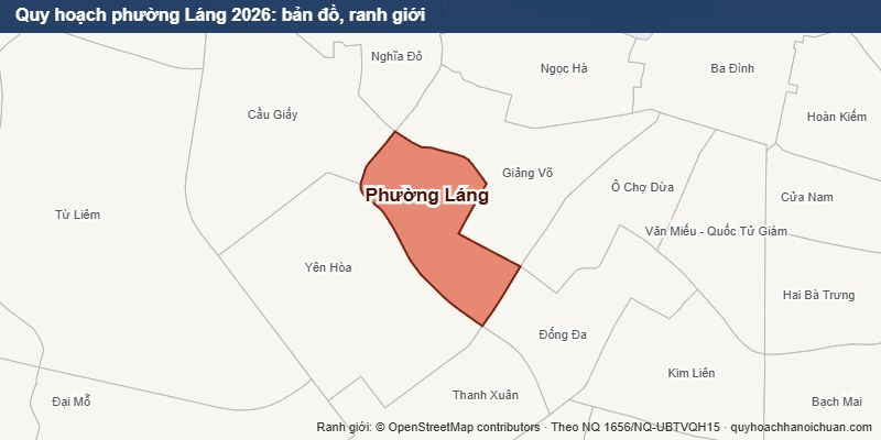 Quy hoạch phường Láng 2026