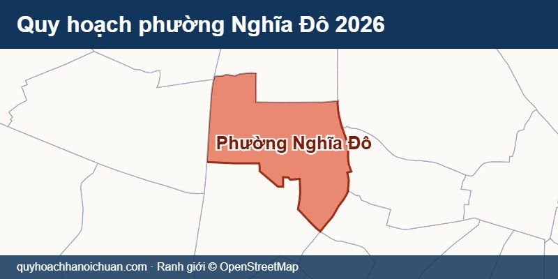 Quy hoạch phường Nghĩa Đô 2026