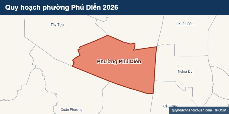 Quy hoạch phường Phú Diễn 2026